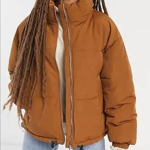 ASOS Brown Puffer Jacket